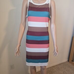Striped Sleeveless Dress
